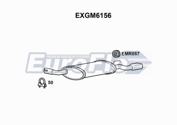 Rear Muffler (EXGM6156)