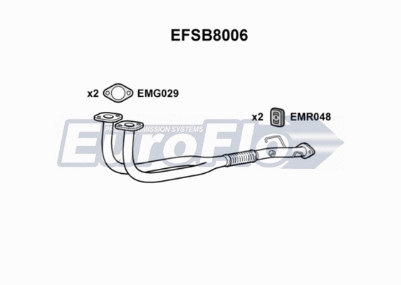 Exhaust Pipe (EFSB8006)