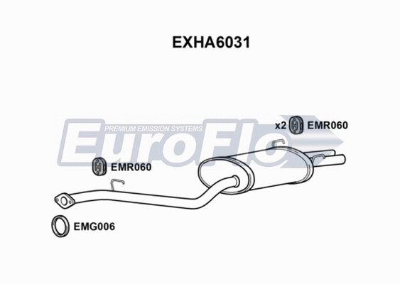 Rear Muffler (EXHA6031)