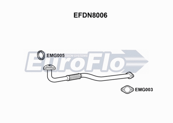Exhaust Pipe (EFDN8006)
