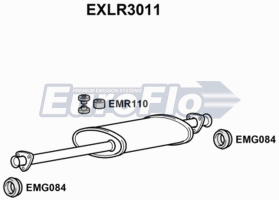 Centre Muffler (EXLR3011)