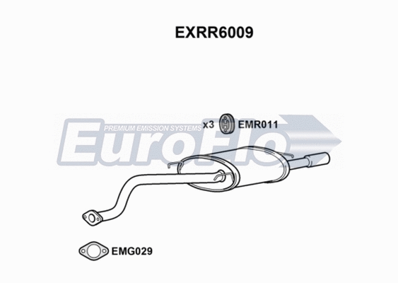 Rear Muffler (EXRR6009)