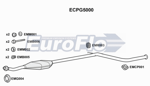 Catalytic Converter (ECPG5000)