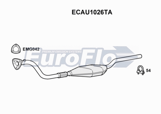 Catalytic Converter (ECAU1026TA)