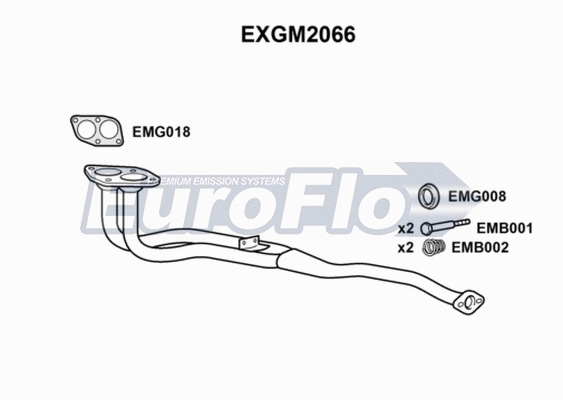 Exhaust Pipe (EXGM2066)