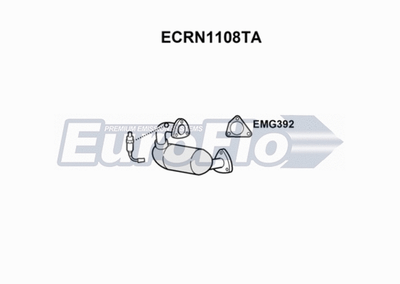 Catalytic Converter (ECRN1108TA)