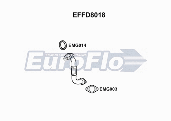 Exhaust Pipe (EFFD8018)