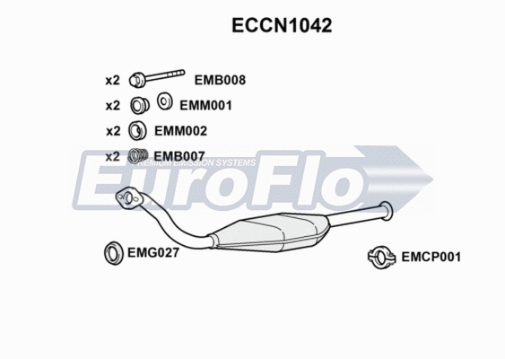 Catalytic Converter (ECCN1042)