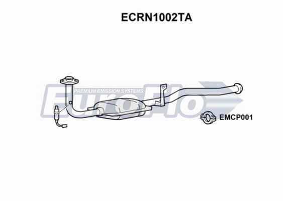 Catalytic Converter (ECRN1002TA)