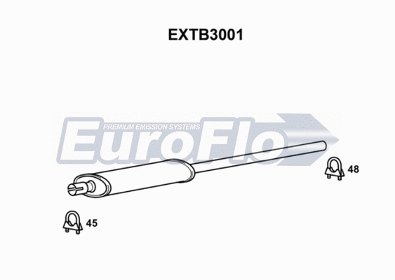 Centre Muffler (EXTB3001)
