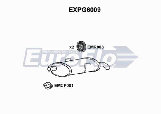 Rear Muffler (EXPG6009)