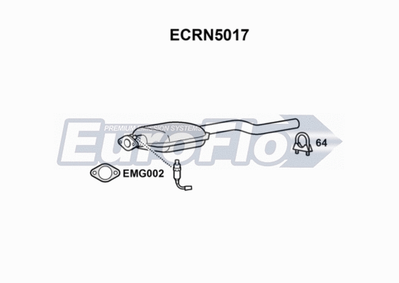 Catalytic Converter (ECRN5017)