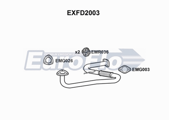 Exhaust Pipe (EXFD2003)