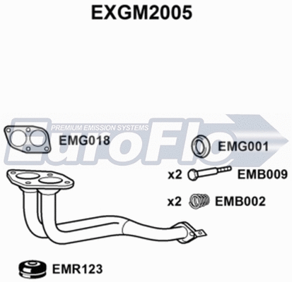 Exhaust Pipe (EXGM2005)