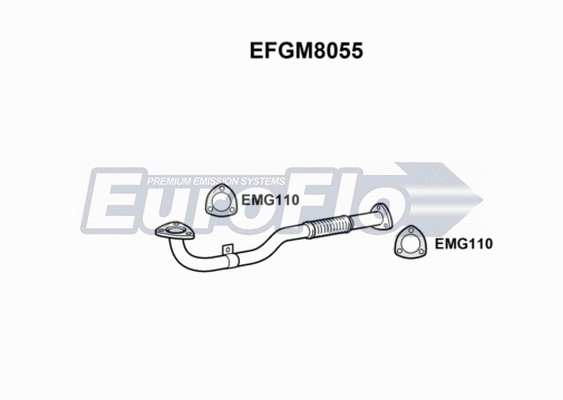 Exhaust Pipe (EFGM8055)
