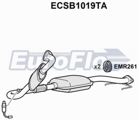 Catalytic Converter (ECSB1019TA)