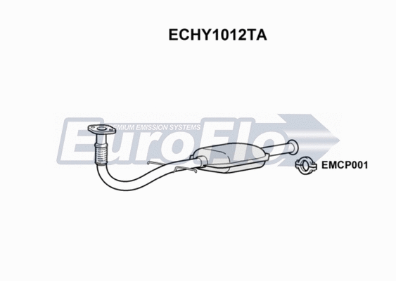 Catalytic Converter (ECHY1012TA)