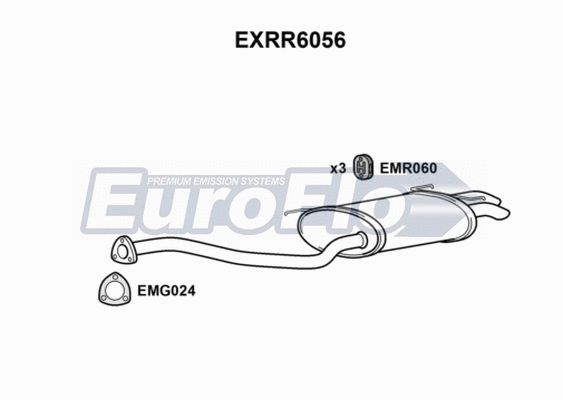 Rear Muffler (EXRR6056)
