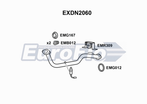 Exhaust Pipe (EXDN2060)