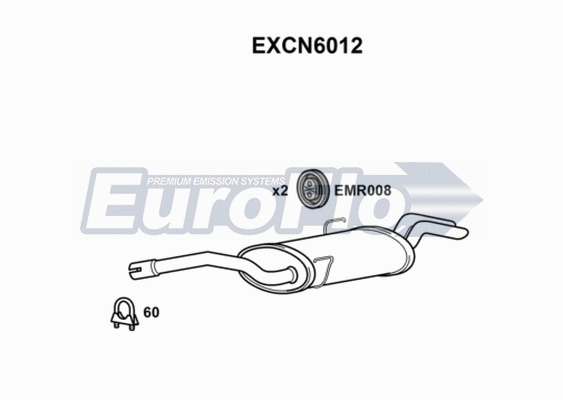 Rear Muffler (EXCN6012)