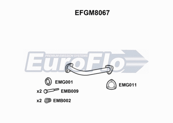 Exhaust Pipe (EFGM8067)