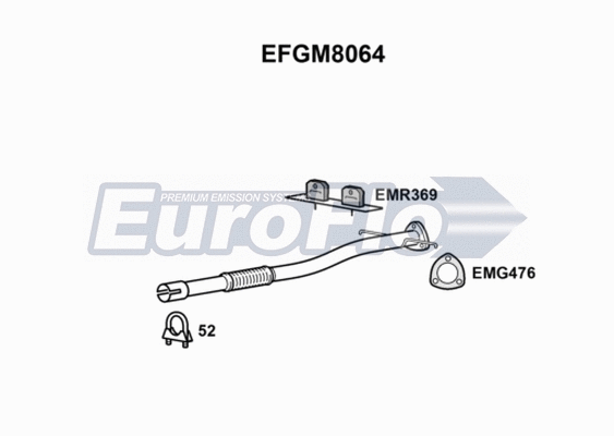 Exhaust Pipe (EFGM8064)