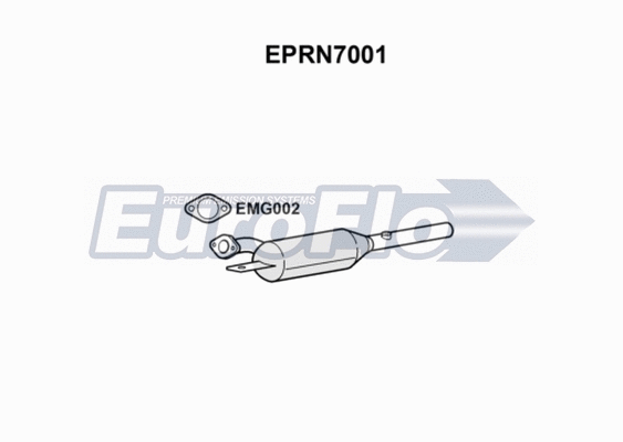 Soot/Particulate Filter, exhaust system (EPRN7001)