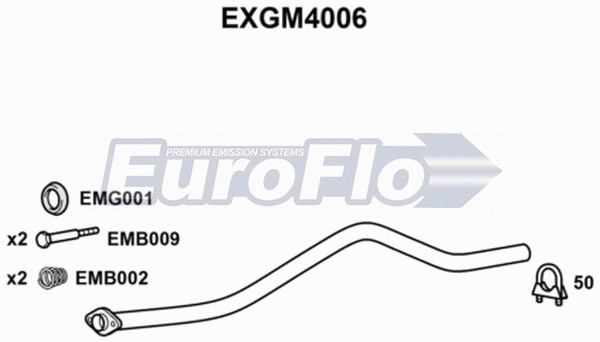 Exhaust Pipe (EXGM4006)