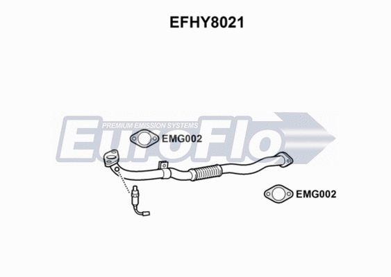 Exhaust Pipe (EFHY8021)