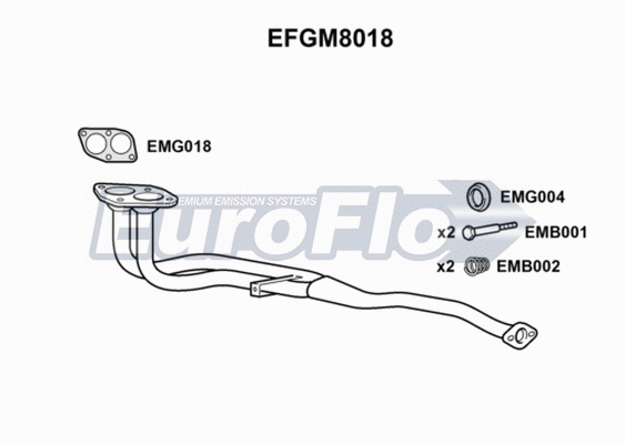 Exhaust Pipe (EFGM8018)