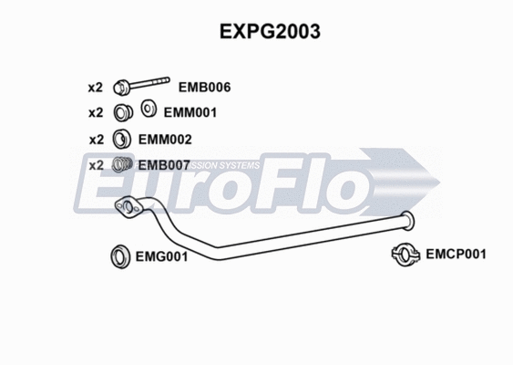 Exhaust Pipe (EXPG2003)