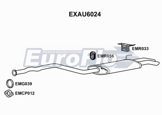 Rear Muffler (EXAU6024)