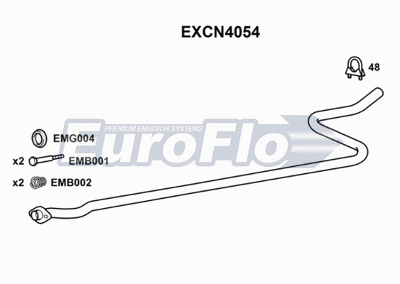 Exhaust Pipe (EXCN4054)