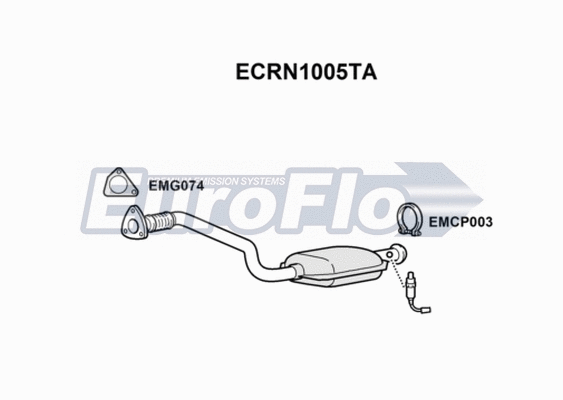 Catalytic Converter (ECRN1005TA)