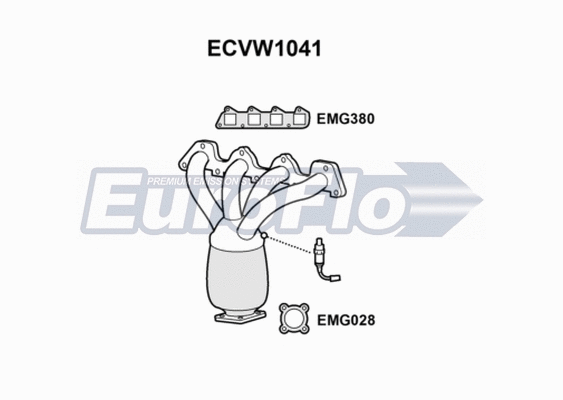 Catalytic Converter (ECVW1041)