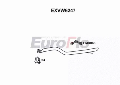 Rear Muffler (EXVW6247)