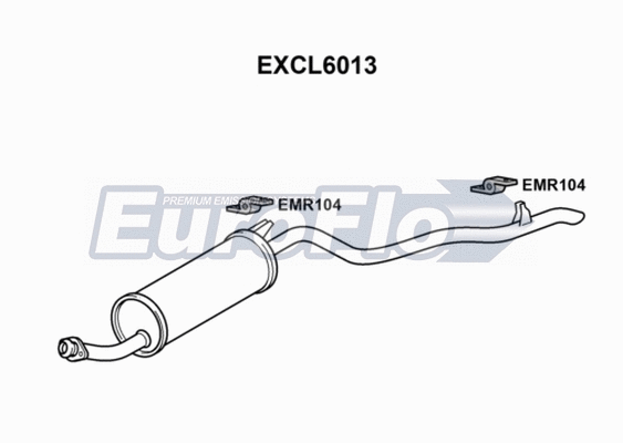 Rear Muffler (EXCL6013)
