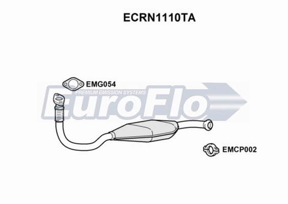 Catalytic Converter (ECRN1110TA)