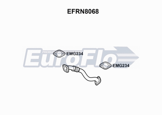 Exhaust Pipe (EFRN8068)