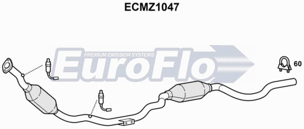 Catalytic Converter (ECMZ1047)