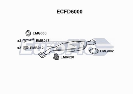 Catalytic Converter (ECFD5000)