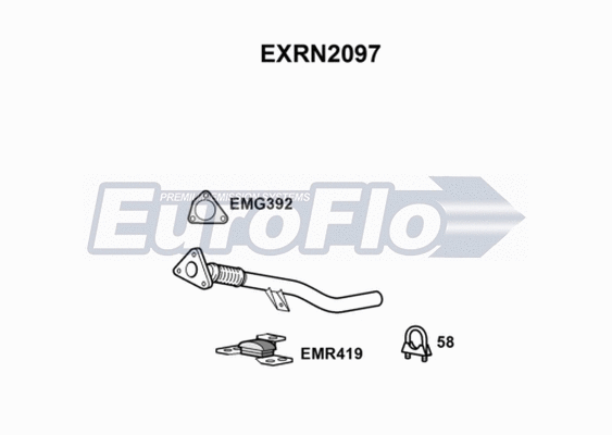 Exhaust Pipe (EXRN2097)