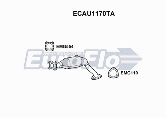 Catalytic Converter (ECAU1170TA)