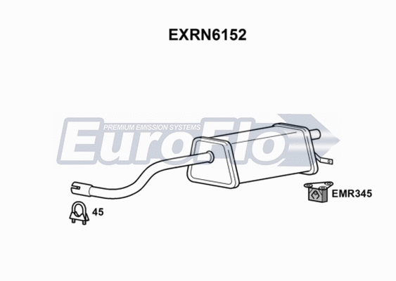 Rear Muffler (EXRN6152)