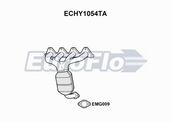 Catalytic Converter (ECHY1054TA)