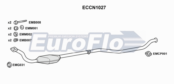 Catalytic Converter (ECCN1027)