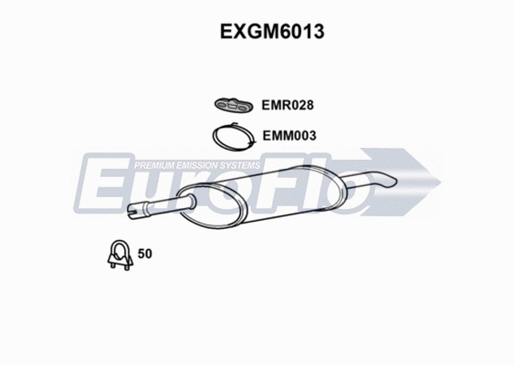Rear Muffler (EXGM6013)