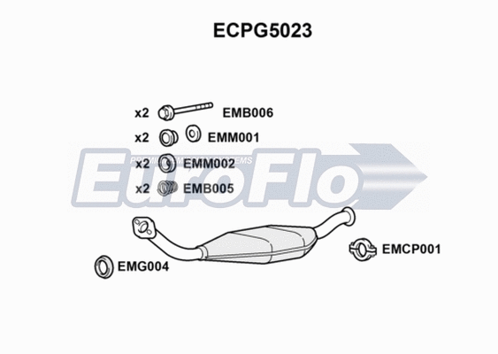 Catalytic Converter (ECPG5023)
