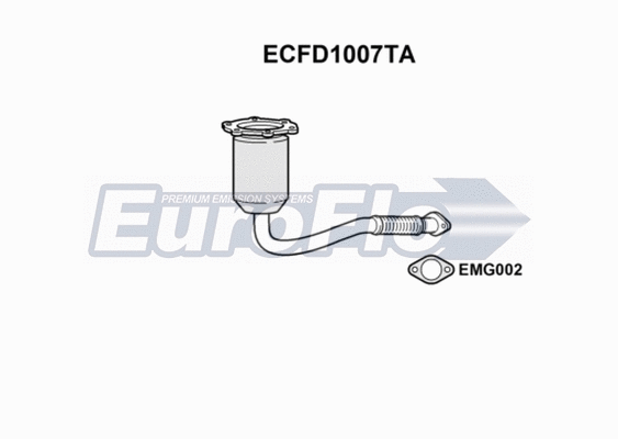 Catalytic Converter (ECFD1007TA)