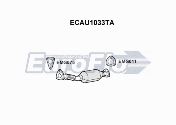 Catalytic Converter (ECAU1033TA)